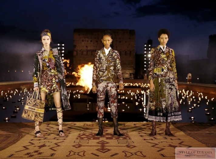 Dior presented the new collection in Marrakech