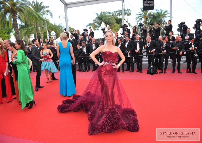 NEWS: Dresses Made in KZ on the red carpet in Cannes