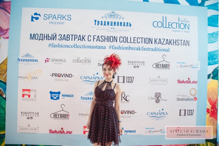 Summer fashion Breakfast of the Fashion Collection magazine Kazakhstan in Astana