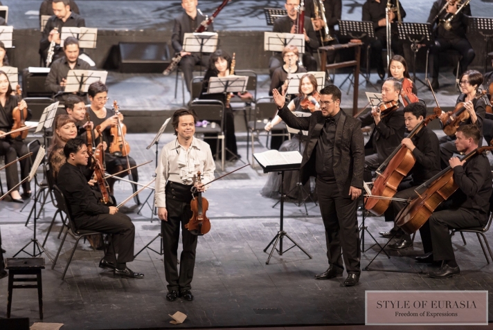 The grandiose concert with elements of the theatrical production of «Paganini» took place in Almaty
