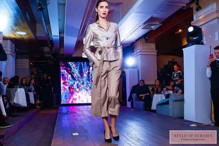 Presentation of the new collection of women's and men's clothing by Denis Tyan