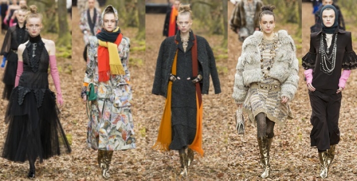 NEWS: The fashion show Chanel collection autumn-winter 2018/19 - immersion in autumn during early spring