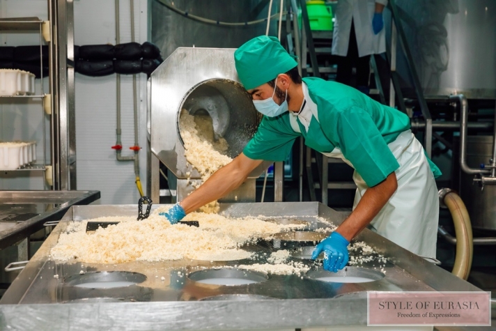 Representatives of Almaty akimats visited the cheese factory of the Kamerton company