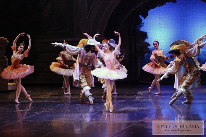 In the Abay Opera House performed the ballet «Sleeping Beauty» with the soloists of the Bolshoi Theater of Russia