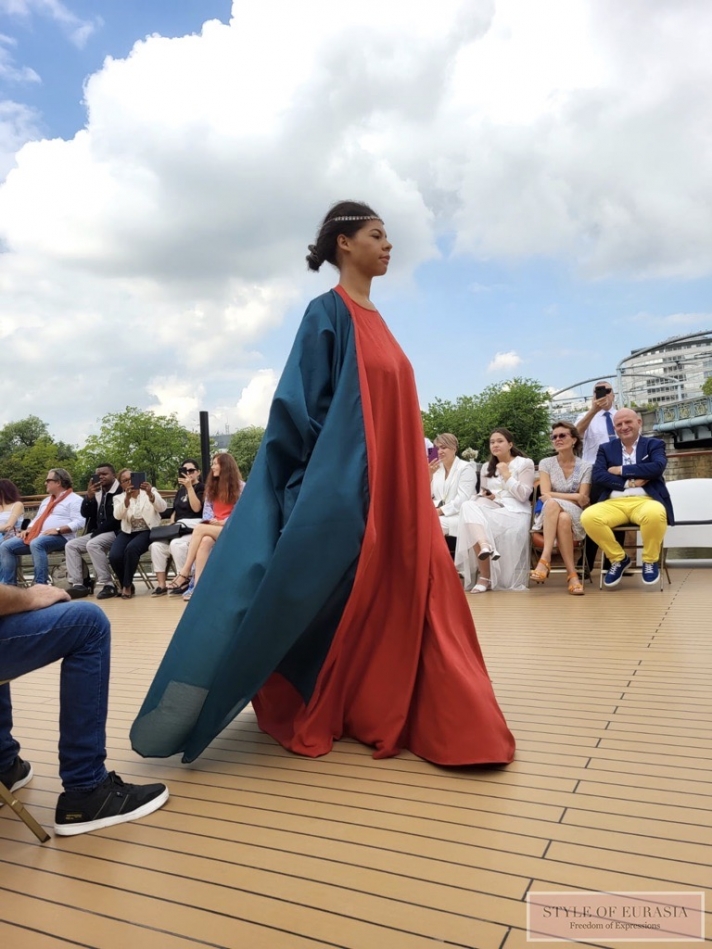 A magnificent fashion show of Kazakhstani designers took place in Paris