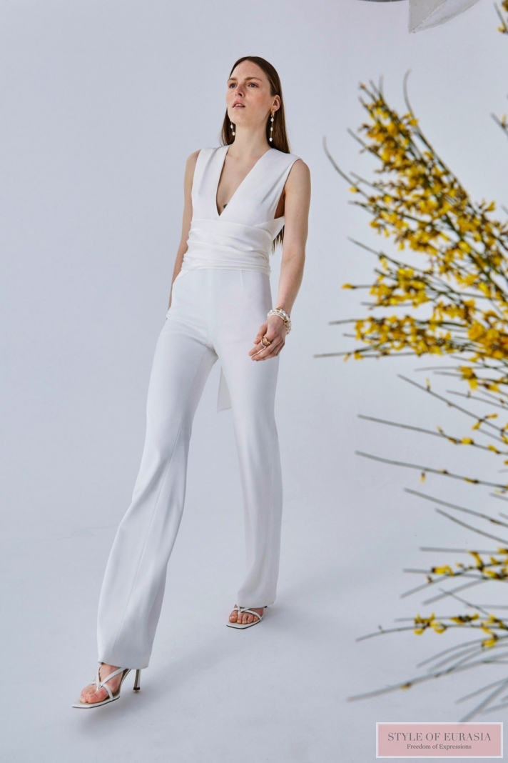 Bridal outfit with trousers offers Galvan London brand