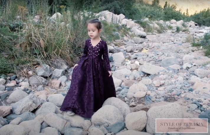 6-year-old Laysan Ismakova in a new music video calls to protect the nature of Kazakhstan