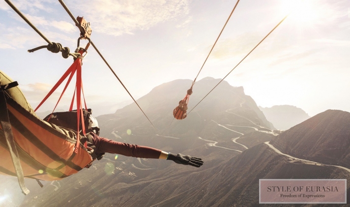 Adventure on the world's longest zipline Jebel Jais Flight